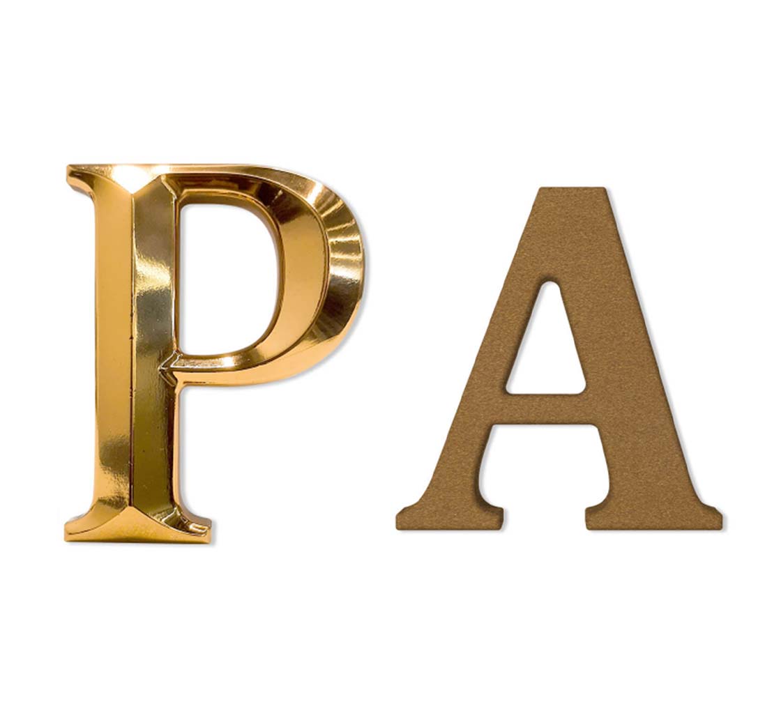 Aluminum Letters and Numbers