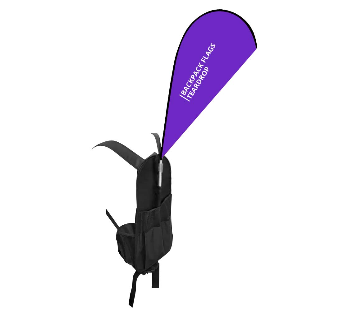 Backpack Flags - Teardrop
