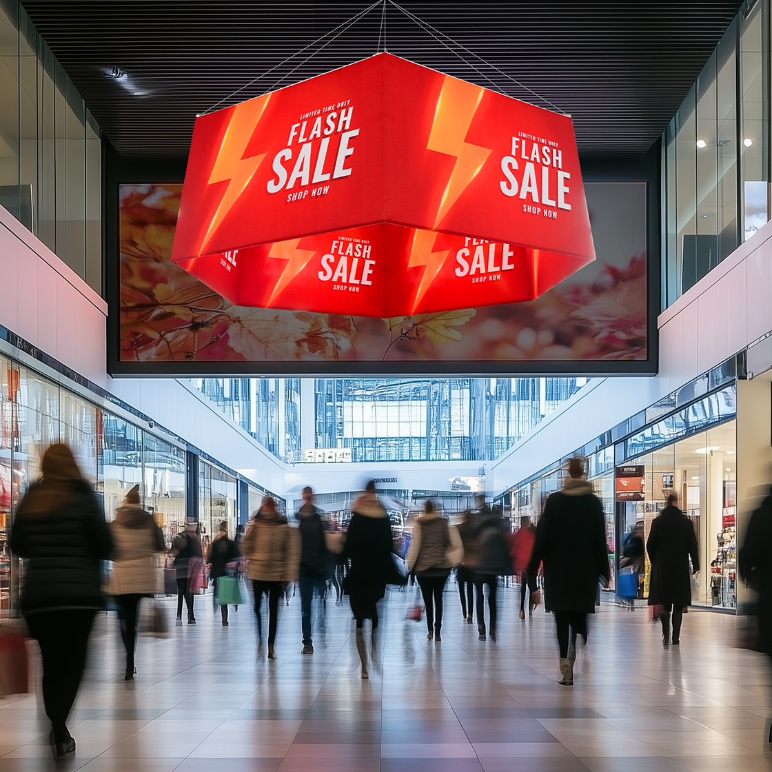 Skytube Hexagon Hanging Sign