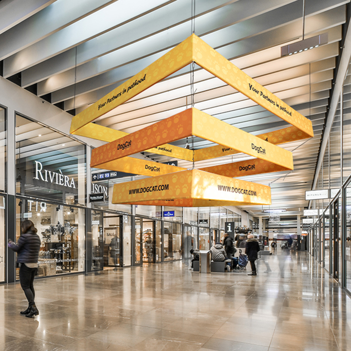 Skytube Tiered Square Hanging Sign