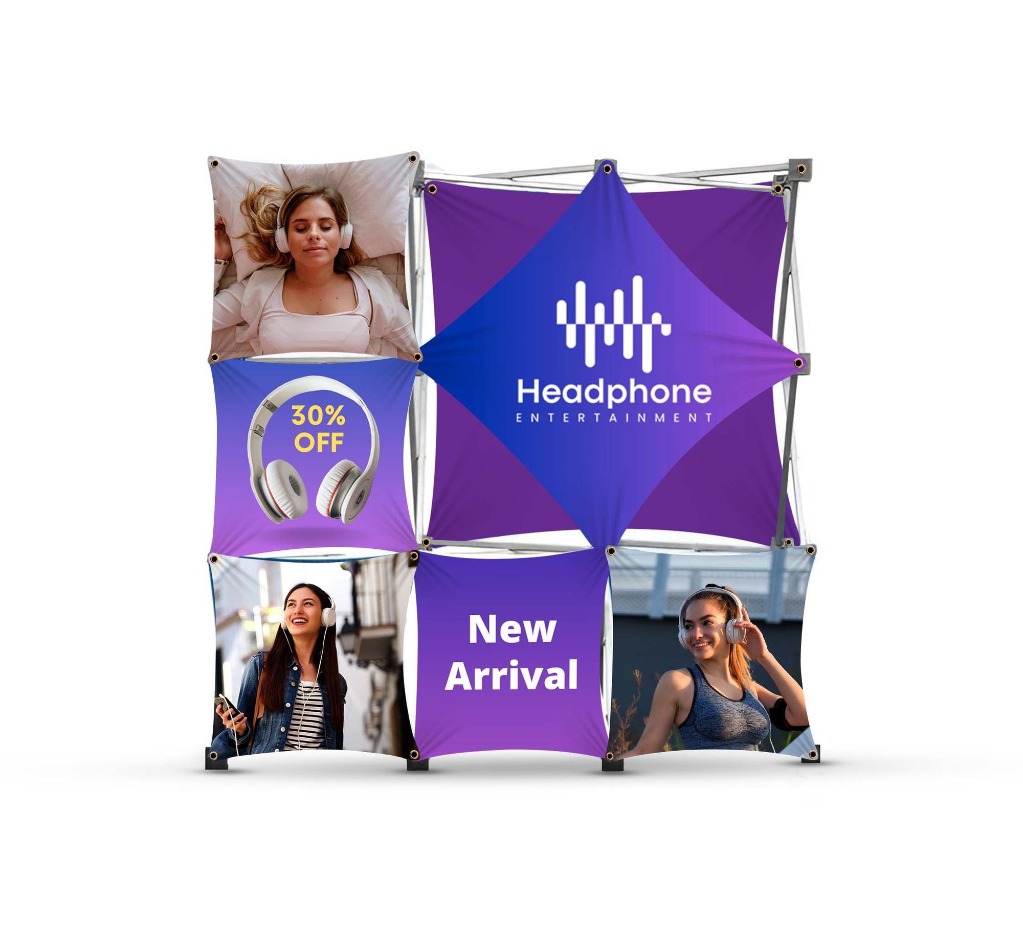 3x3 Micro GeoMetrix Table Top Display