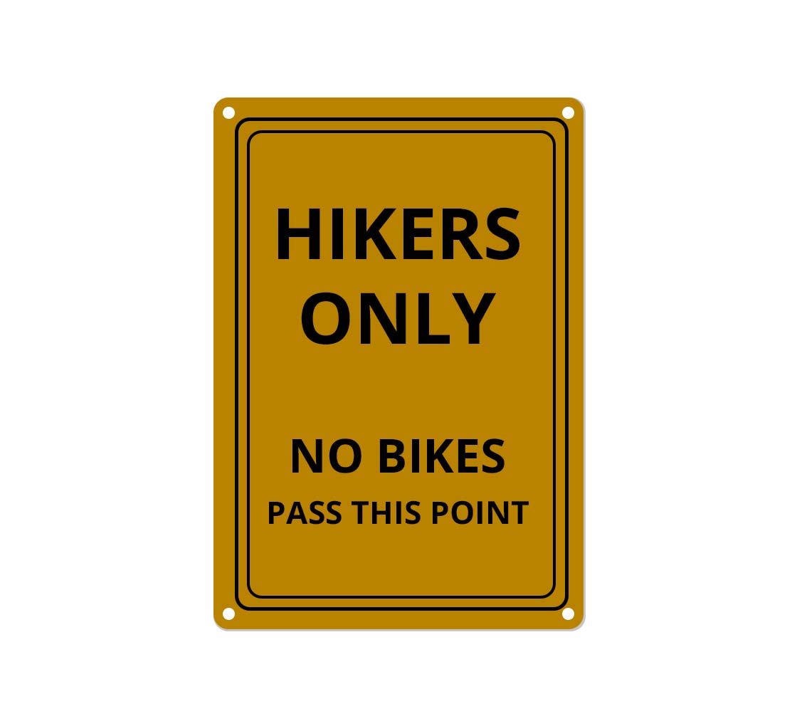 Custom Trail Markers Signs
