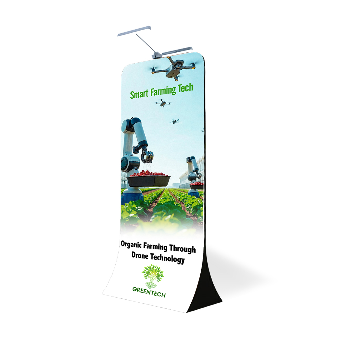 13 Ft Tension Fabric Display Stand for Trade Show