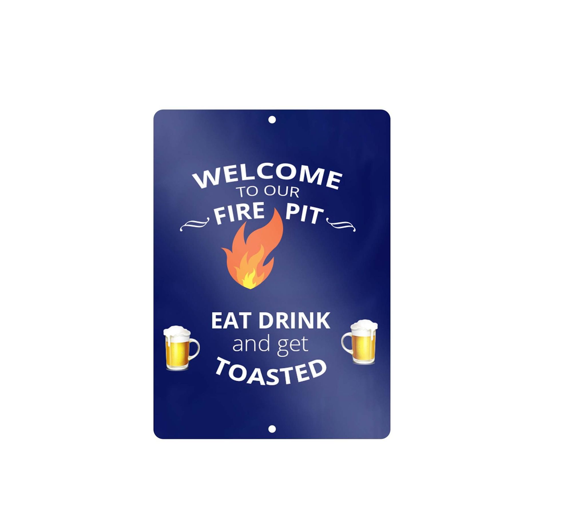 Solution for business related Reflective Firepit Signs, banners and ...