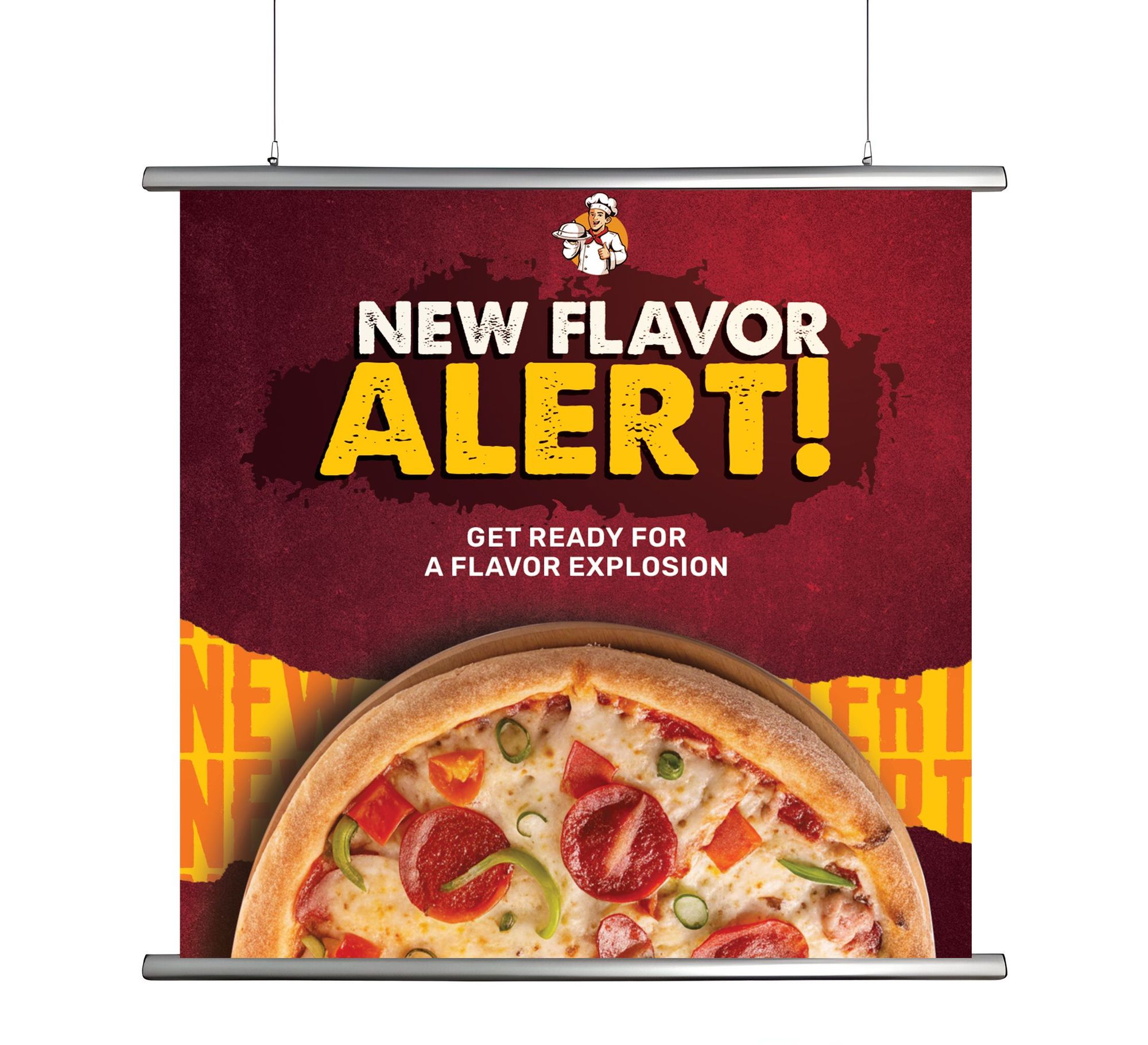 Hanging Clamp Bar Banners