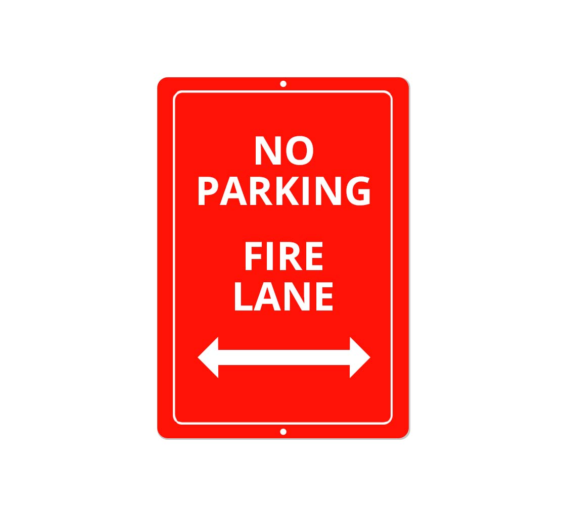 No Parking Fire Lane Signs
