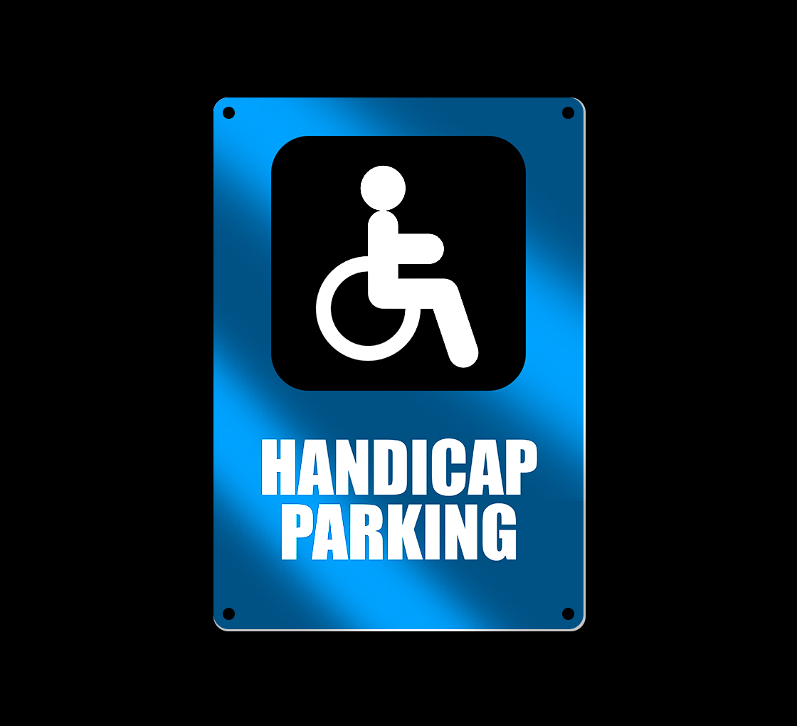 Reflective Handicap Parking Signs