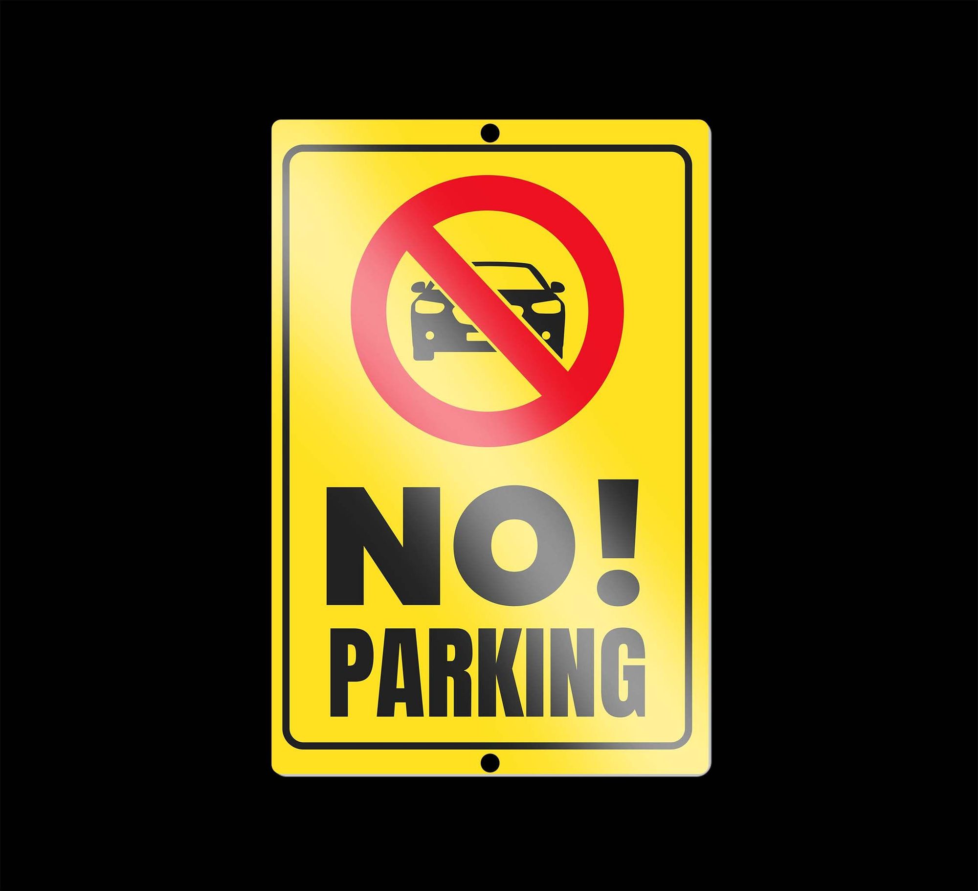 Reflective No Parking Signs