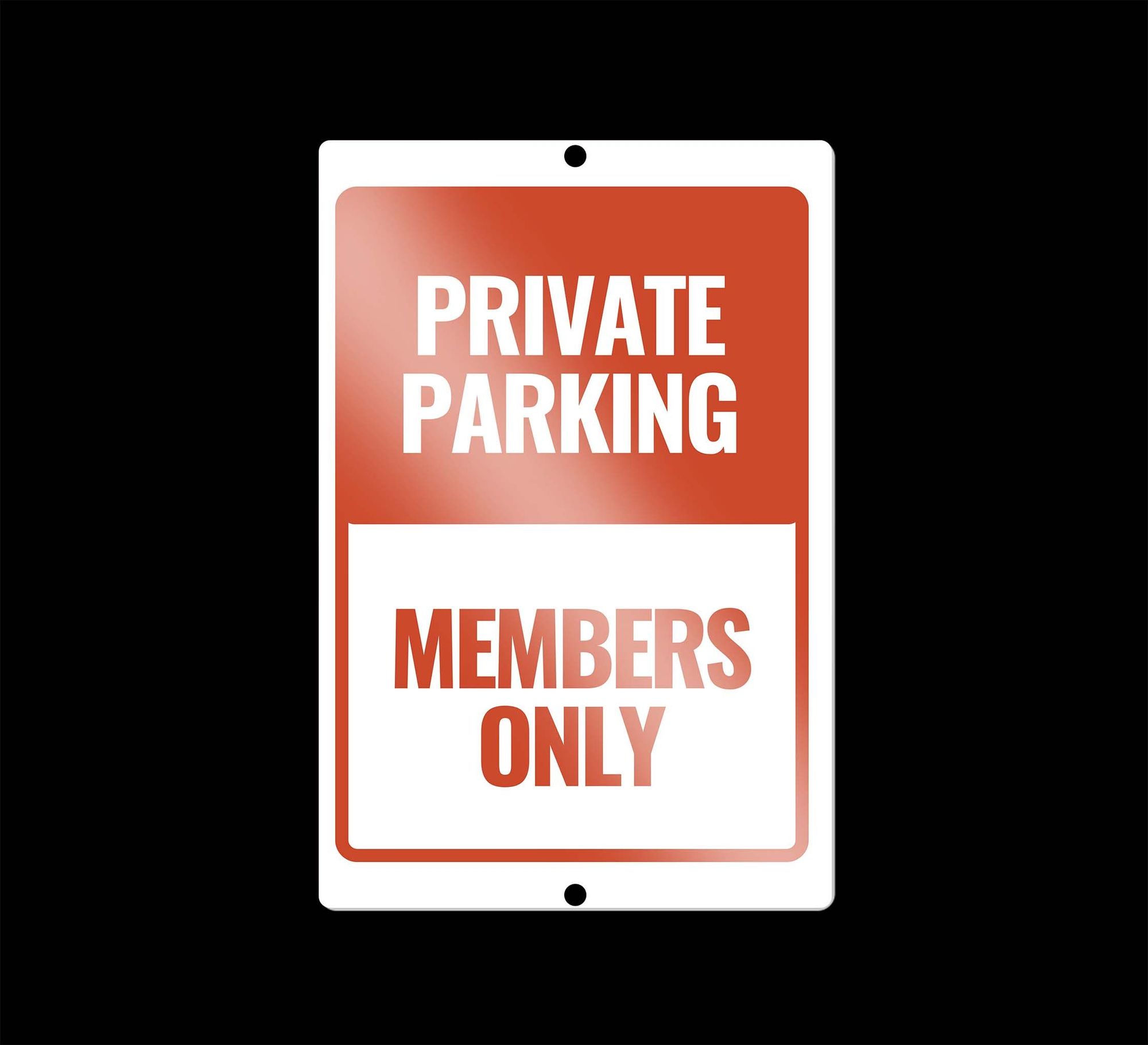 Reflective Private Parking Signs