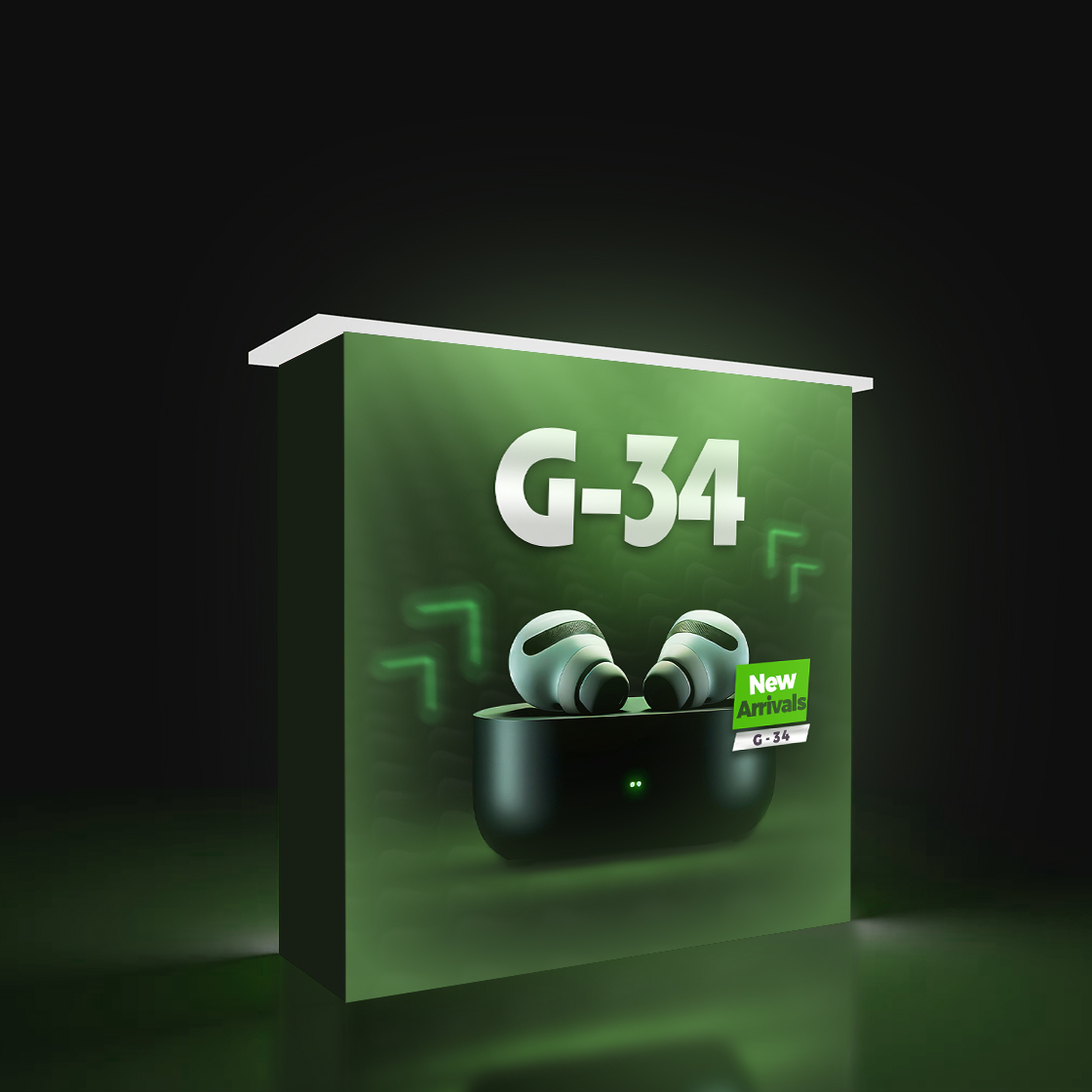 SEG Backlit Promotional Pop-Up Counter