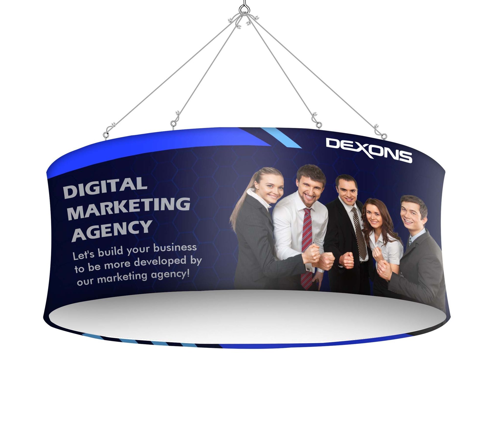 Skytube Circle Hanging Banners