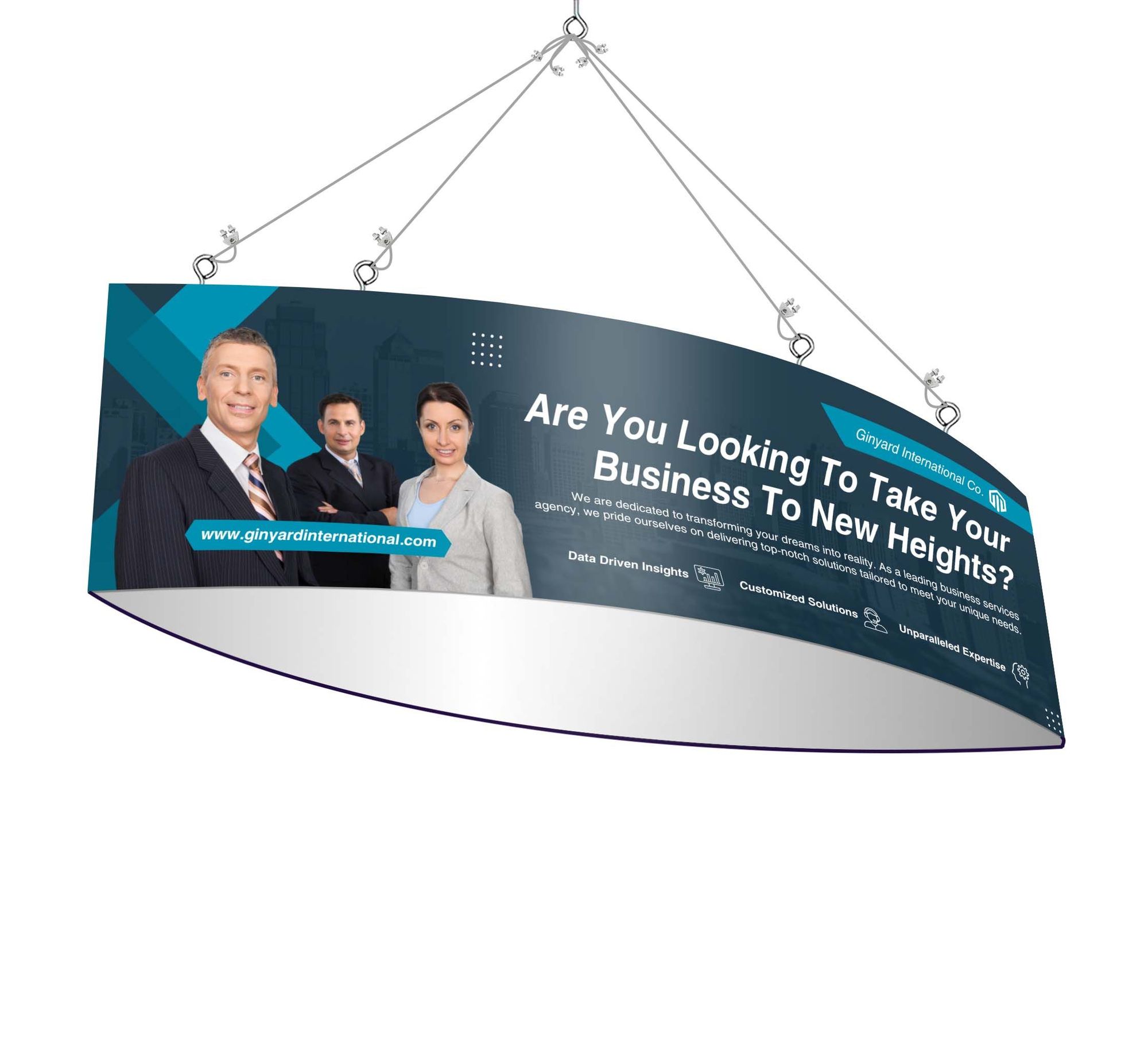 Sky Tube Football Hanging Banners