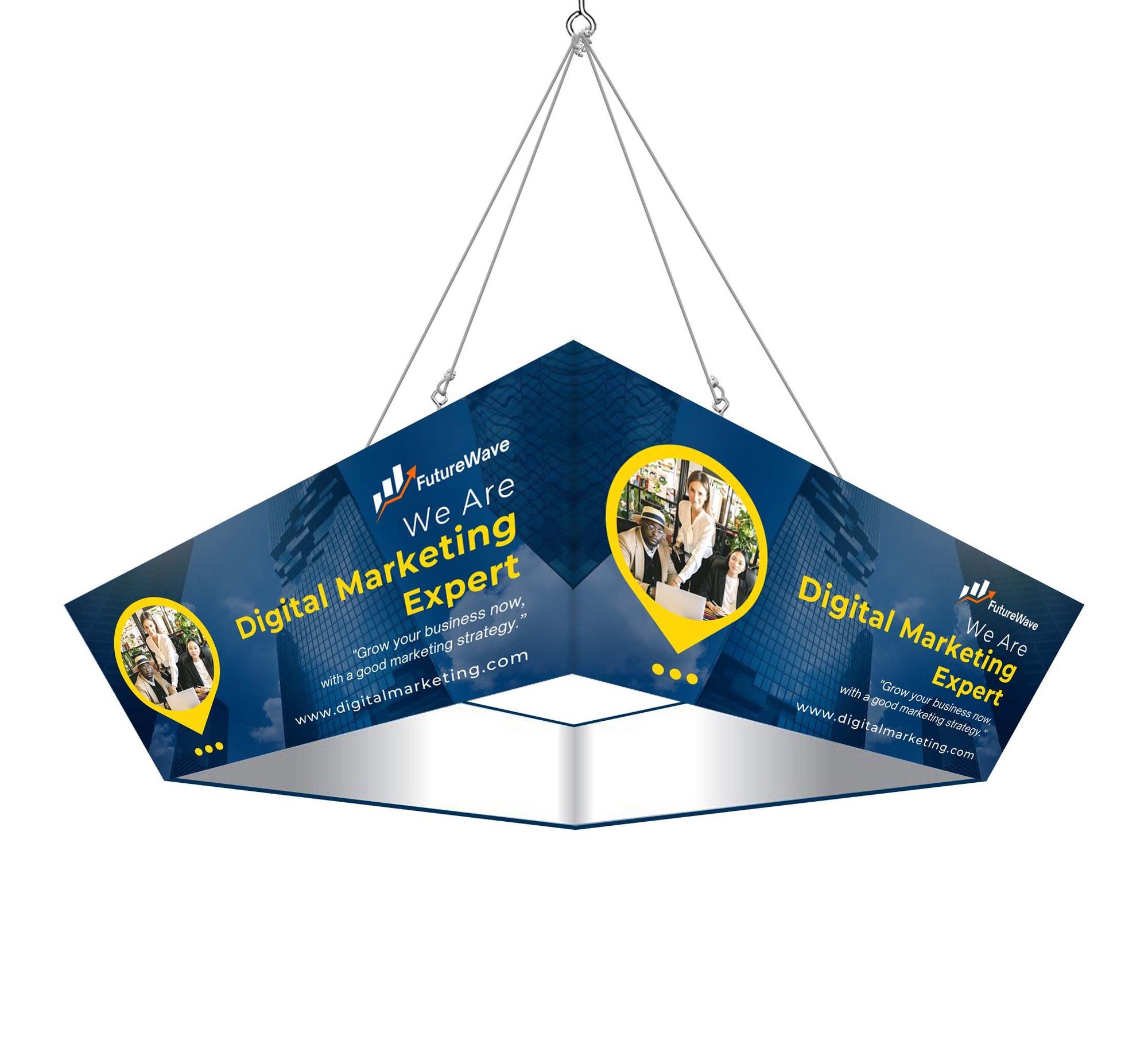 Sky Tube Tapered Square Hanging Banners