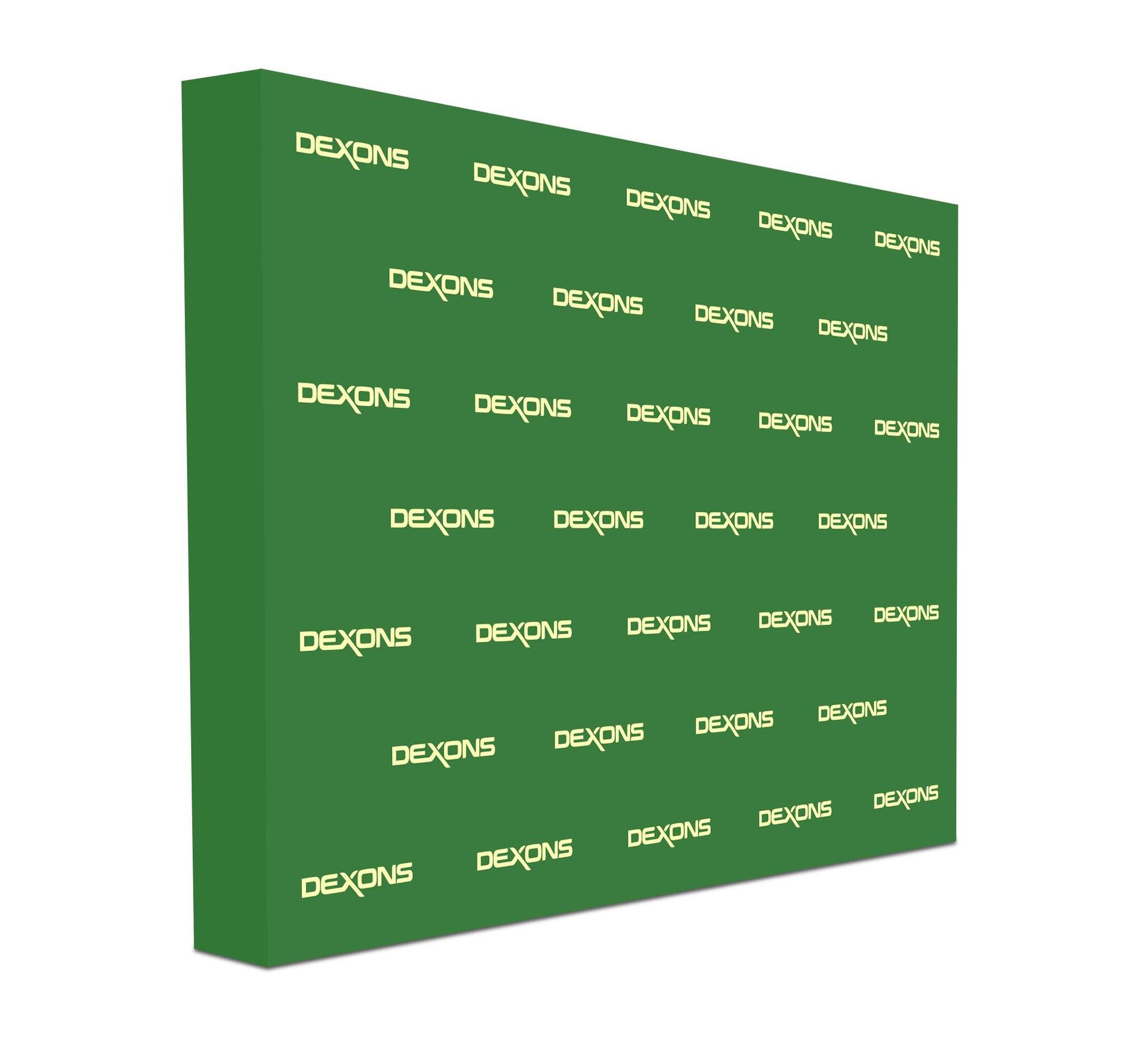 10 ft x 8 ft Step and Repeat Fabric Pop Up Straight Display