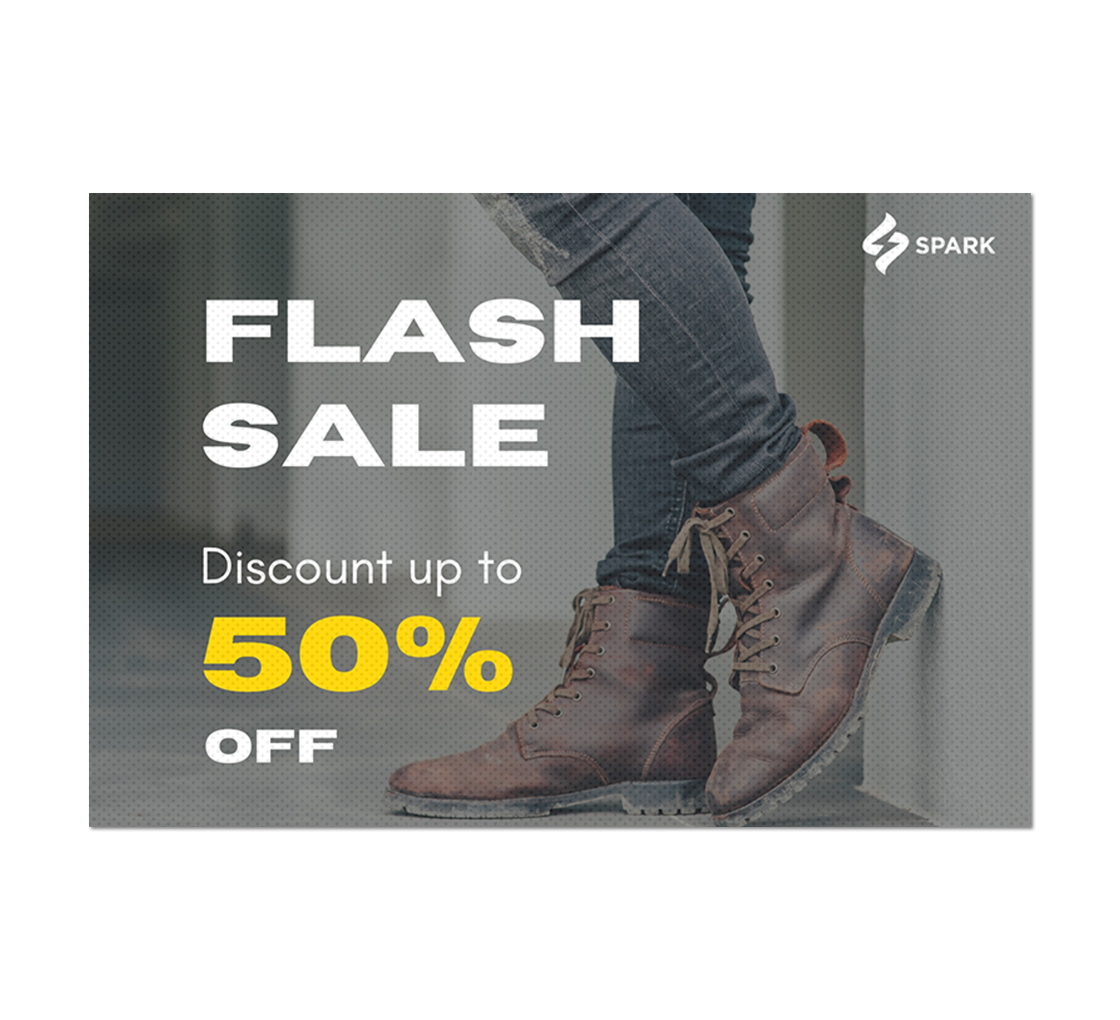 Perforated Window Signs or One Way Vision Signs