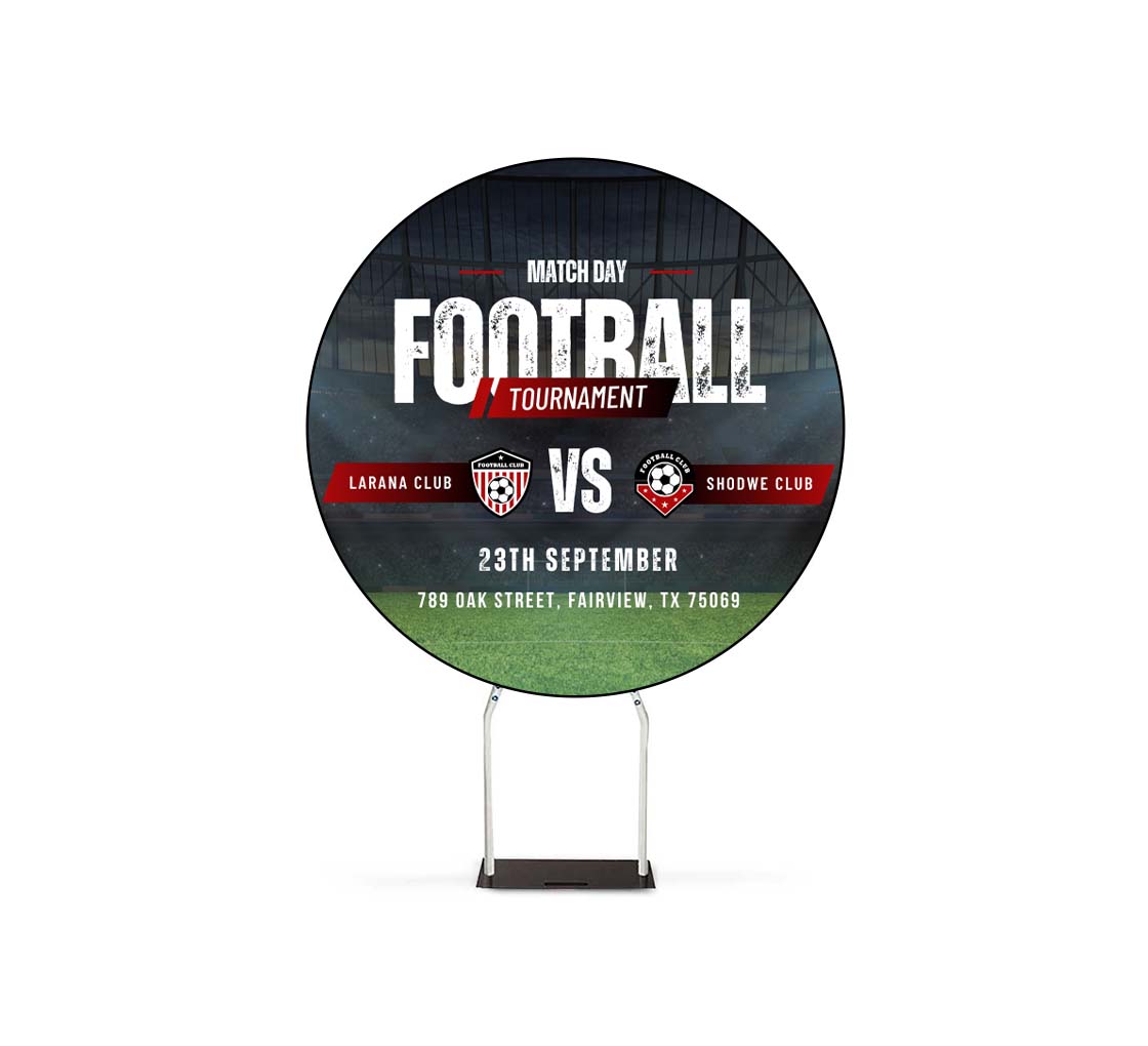 Round Shaped Backdrop