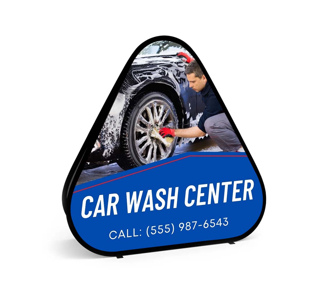 Triangle Pop Up Banner