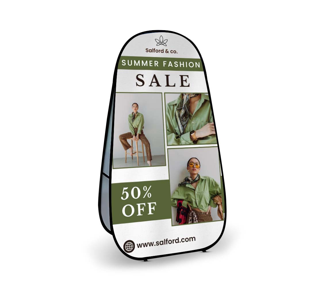 Vertical Pop Up Banner