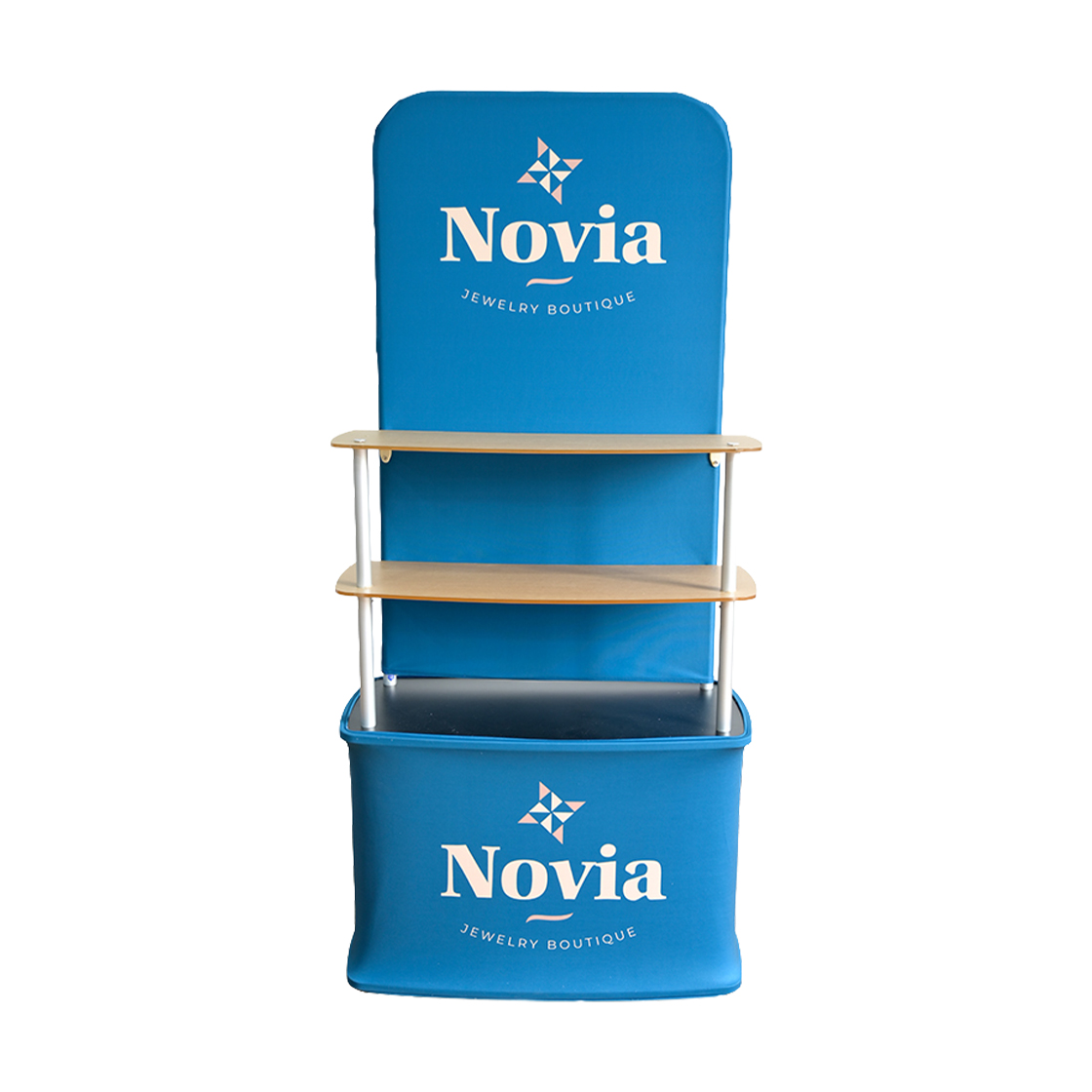 Fabric Backwall Display Rack