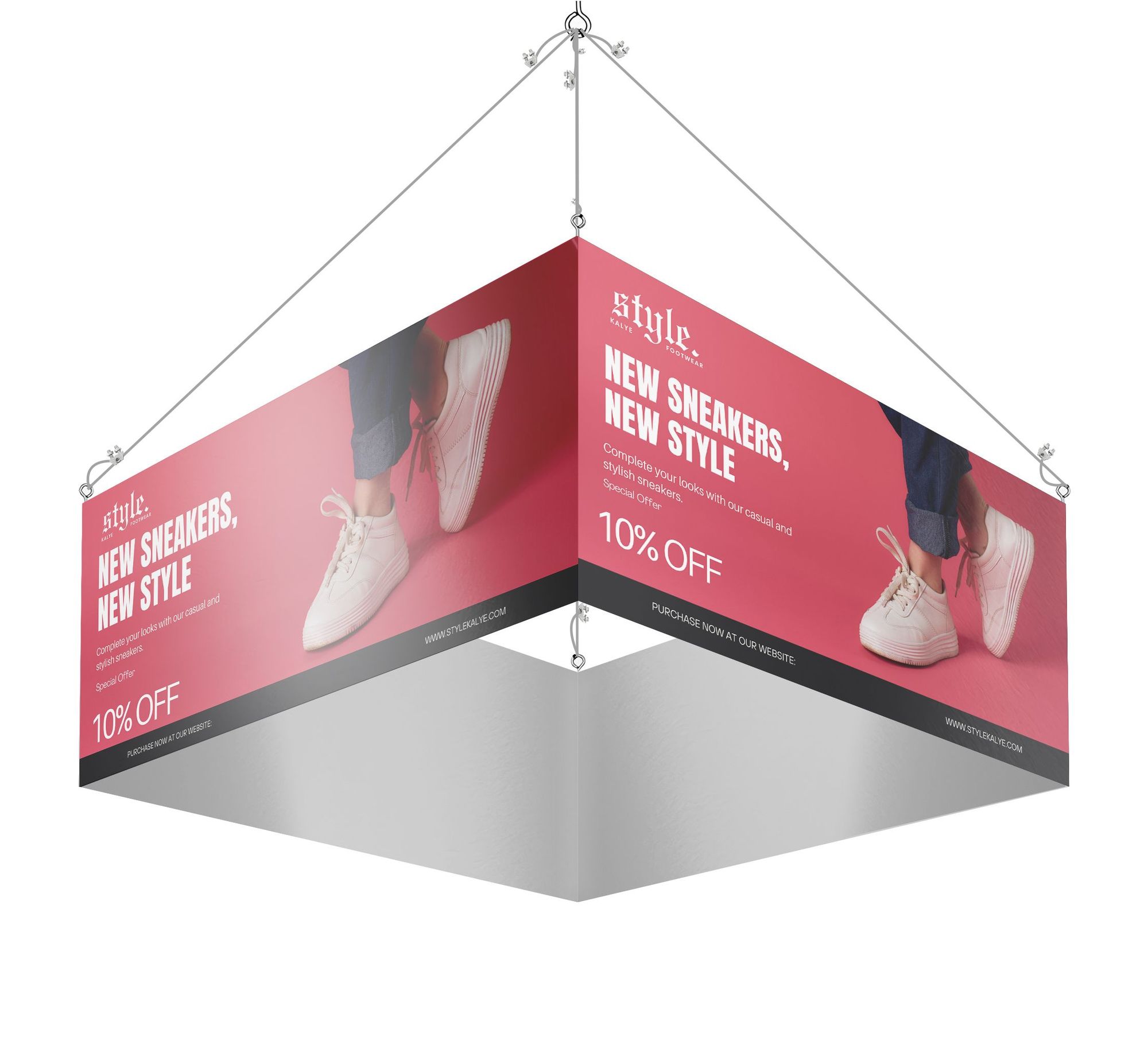 Skytube Square Hanging Banners