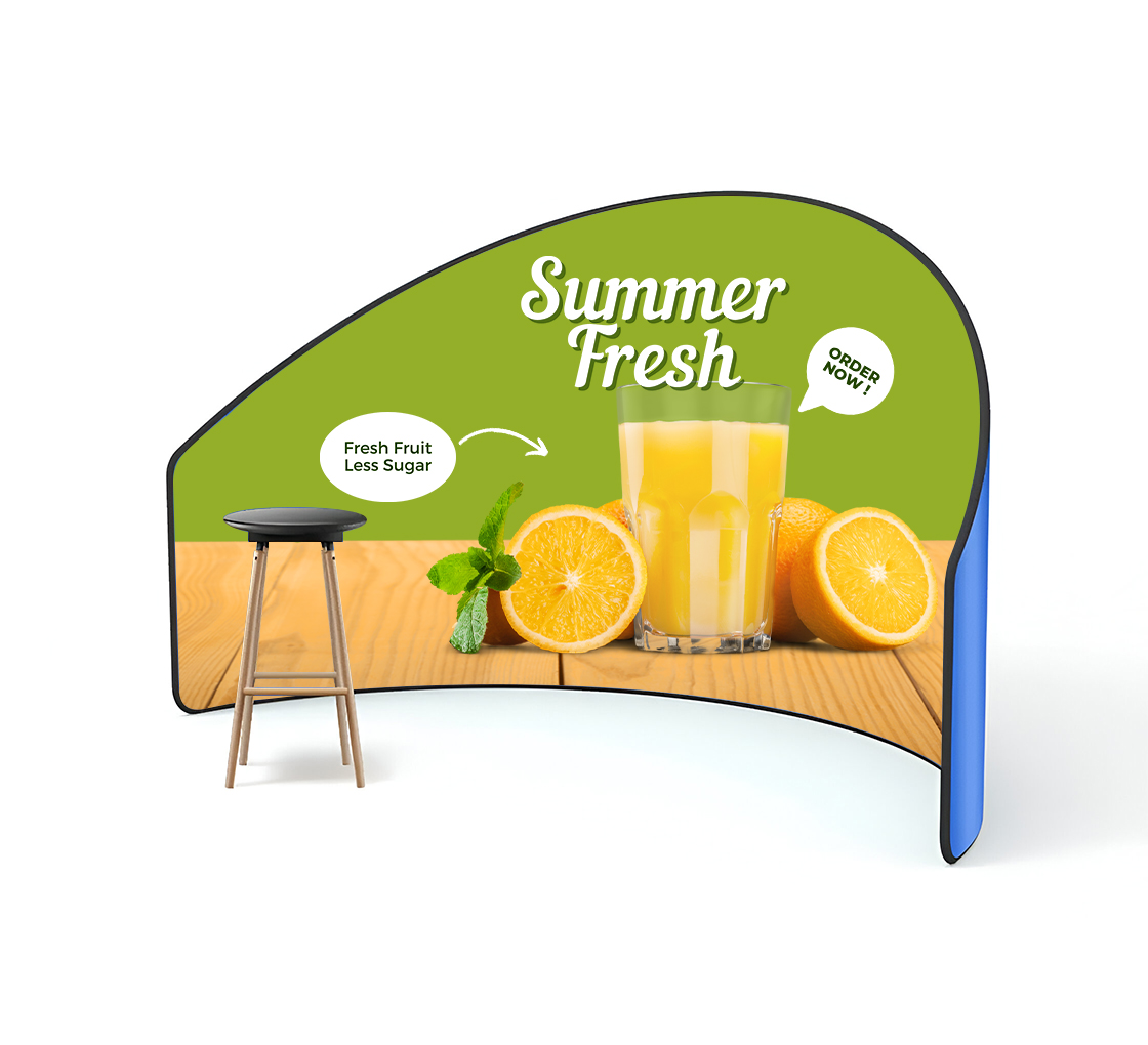 10 ft Exhibit Backdrop H1