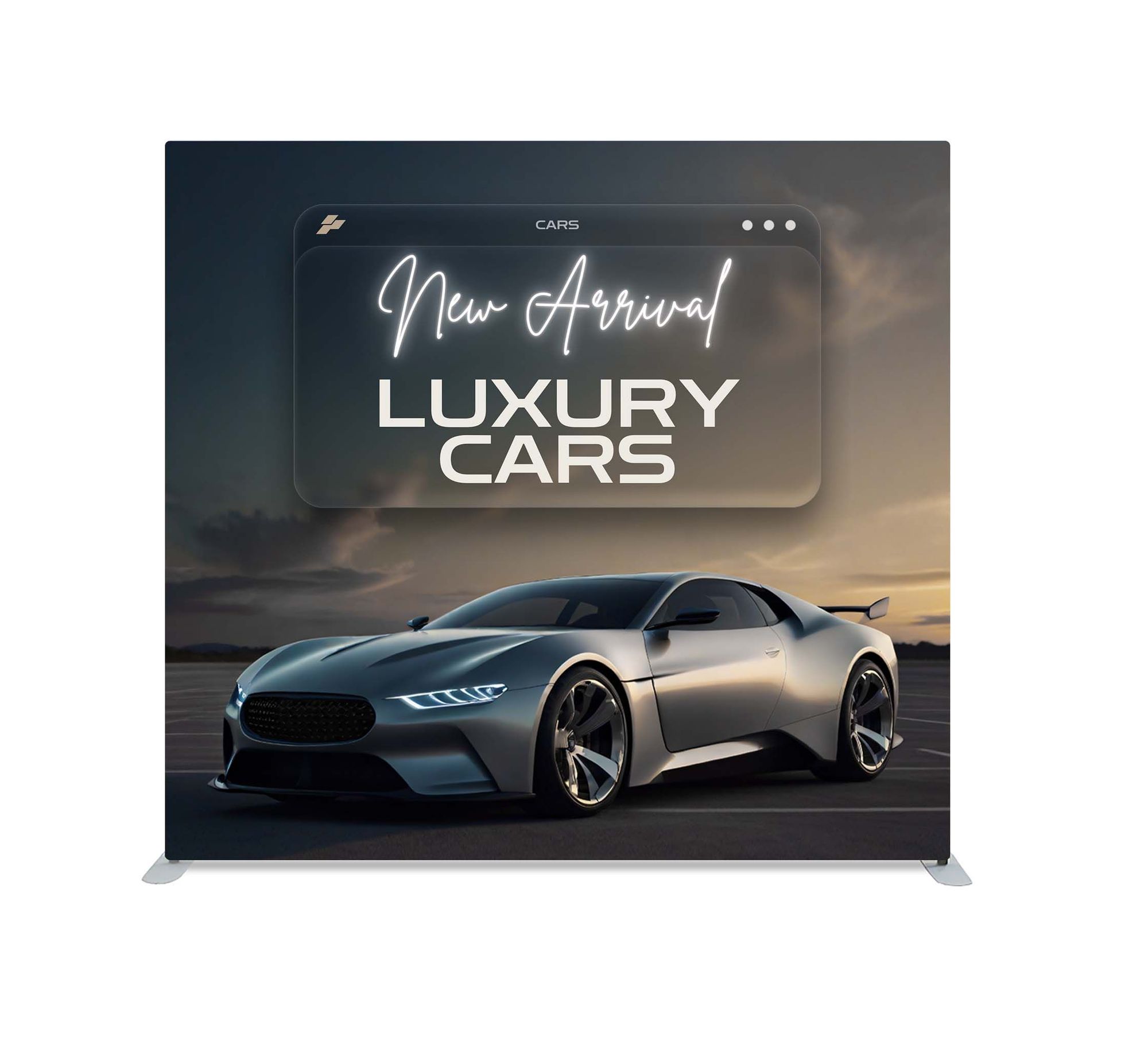 Pillow Case Backdrop - Straight