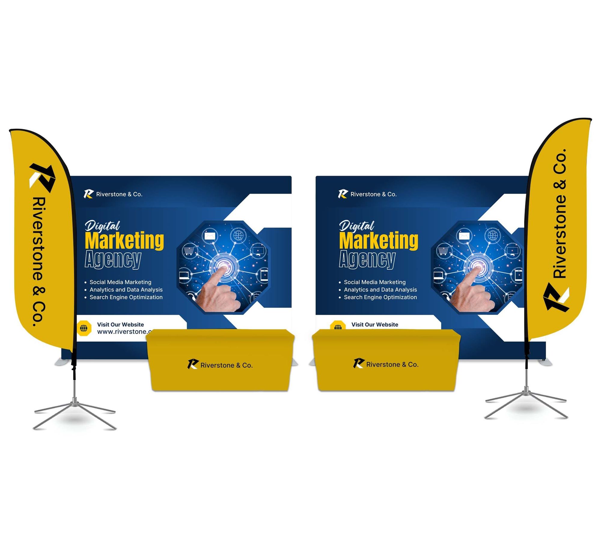 Premium 20ft Booth Package