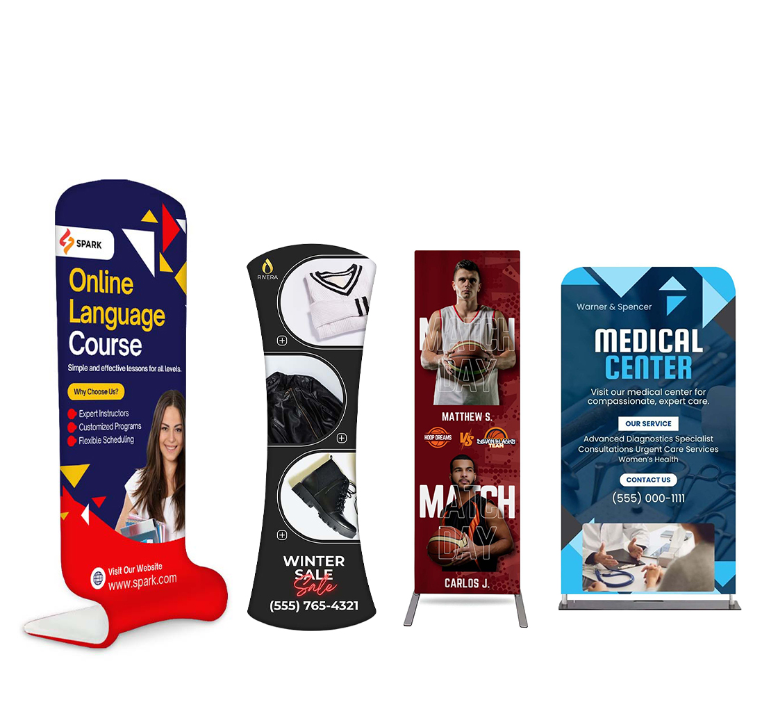 Non-Retractable Banner Stands