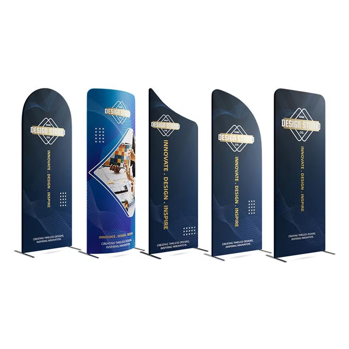 Tension Fabric with Magnetic Banner Stand