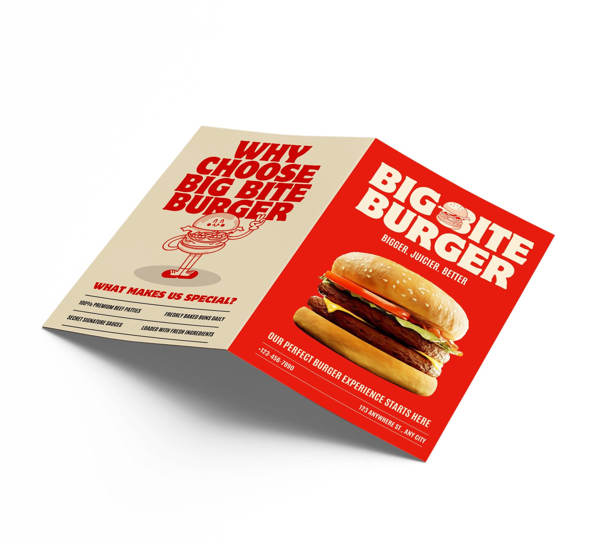 Folded Business Flyers