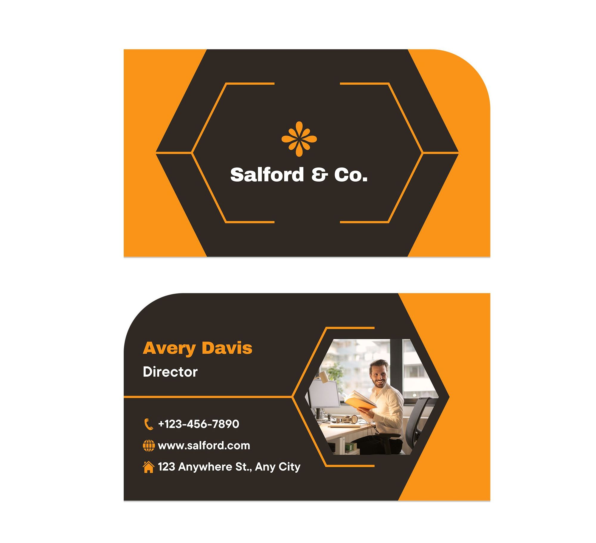 Die-Cut Business Cards