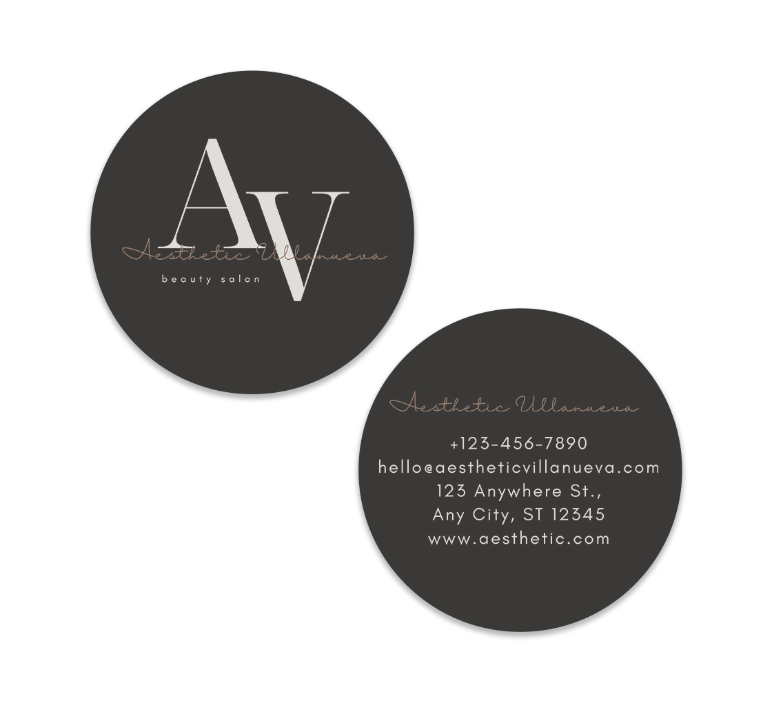 Circle Business Cards