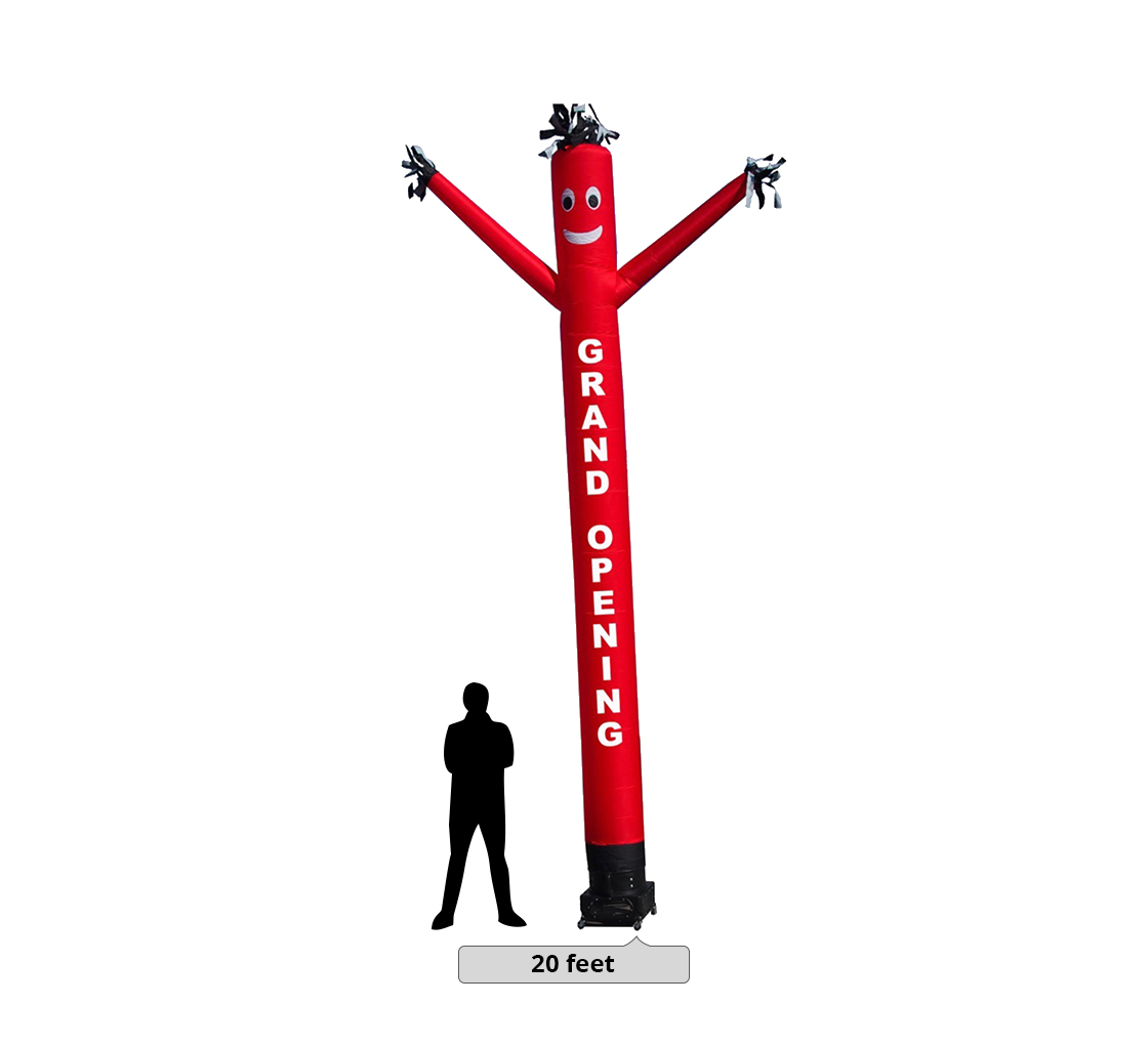 Introduce your business in style with Grand Opening Inflatable Tube Man