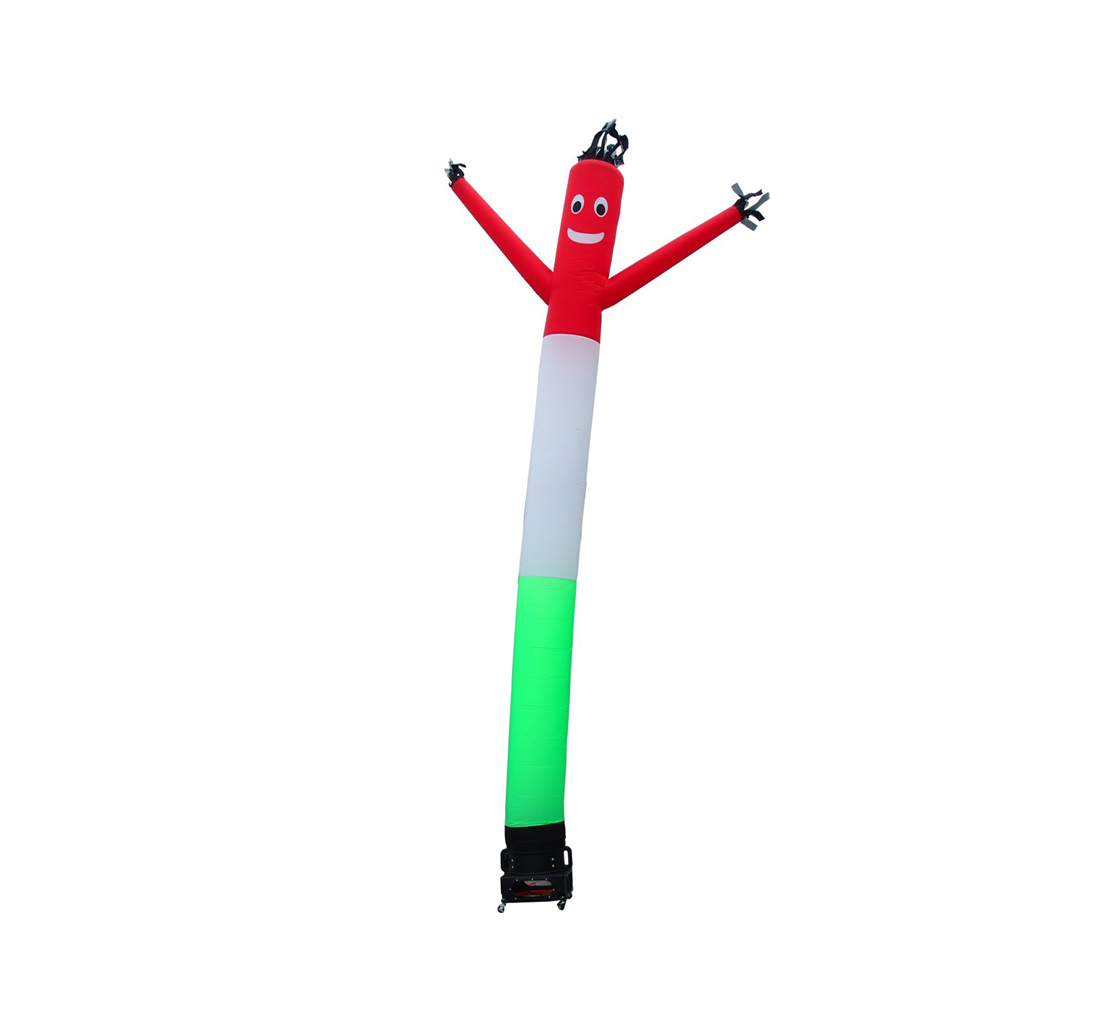 Solution for business related Red White Green Inflatable Tube Man ...