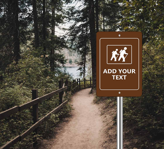 Custom Trail Markers Signs