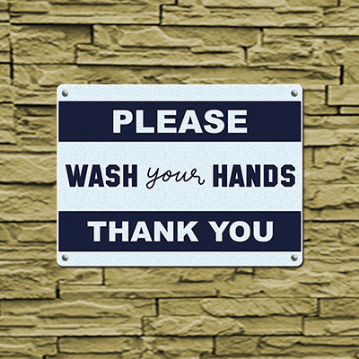 Wash your Hands Compliance Signs
