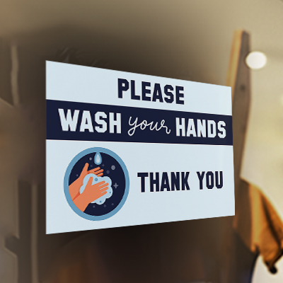 Wash your Hands Window Clings 