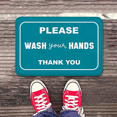 Wash your Hands Indoor Floor Mats 
