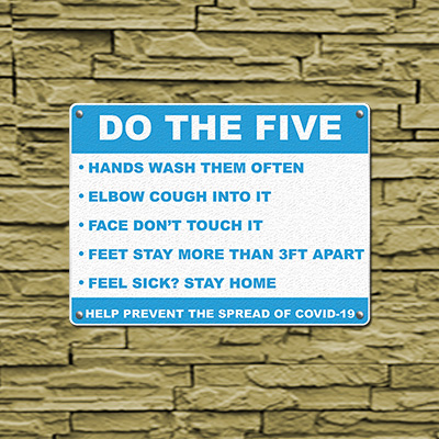 Do the five Compliance Signs