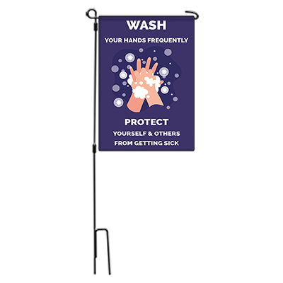Wash your Hands Garden Flags