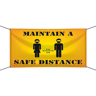 Social Distancing Banners