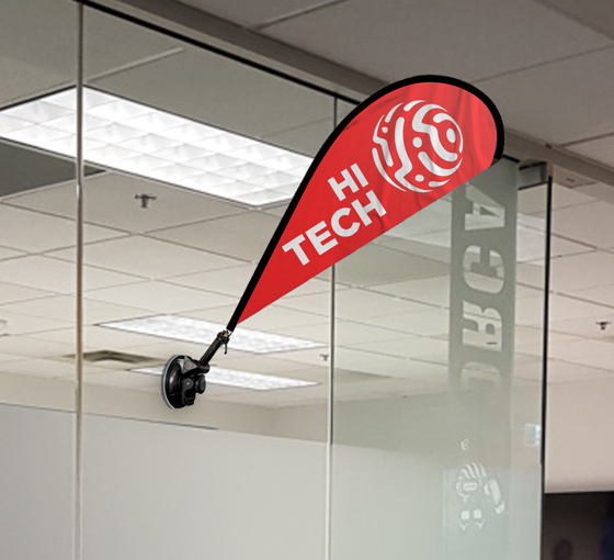 Suction Cup Flags - Teardrop
