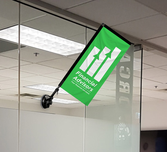 Suction Cup Flags - Rectangle