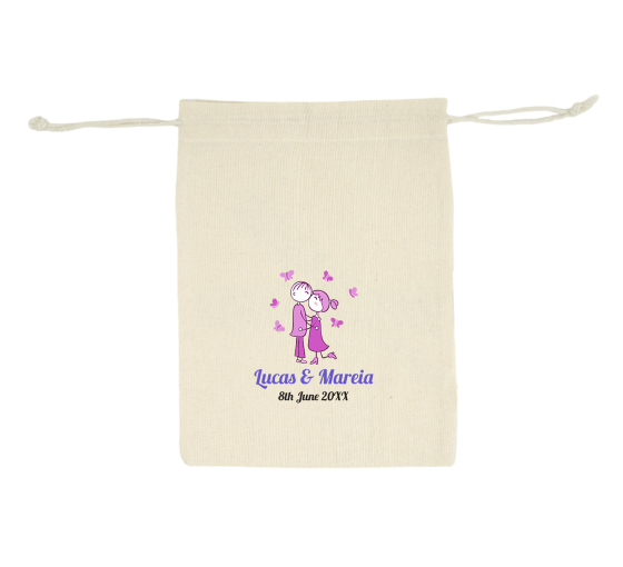 Canvas Drawstring Bags - Printed