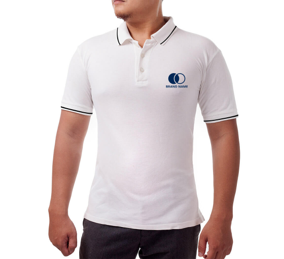 Men's Cotton Polo Shirt - Embroidered