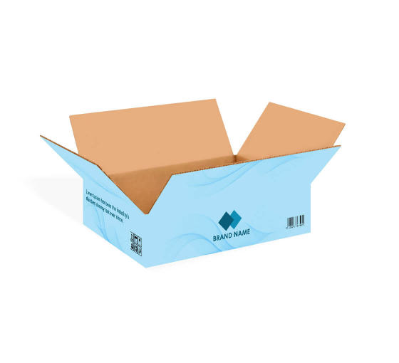 Flat Boxes - White (Printed)