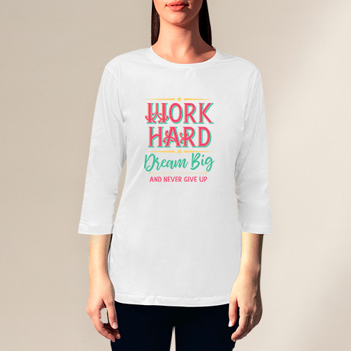 Women's T-Shirt - 3/4 Sleeves