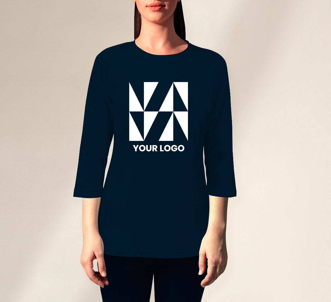 Women's Printed T-Shirt - 3/4 Sleeves