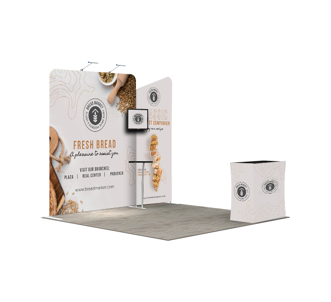 10 Ft Trade Show Booth - Design 4