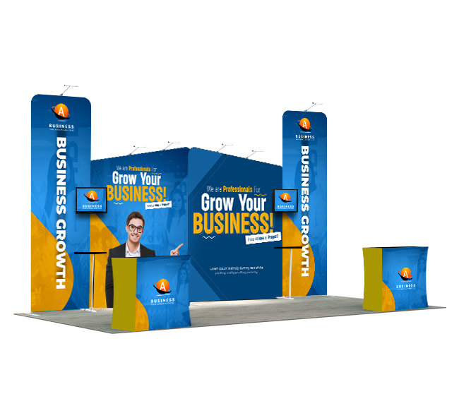 20 Ft Trade Show Booth - Design 3